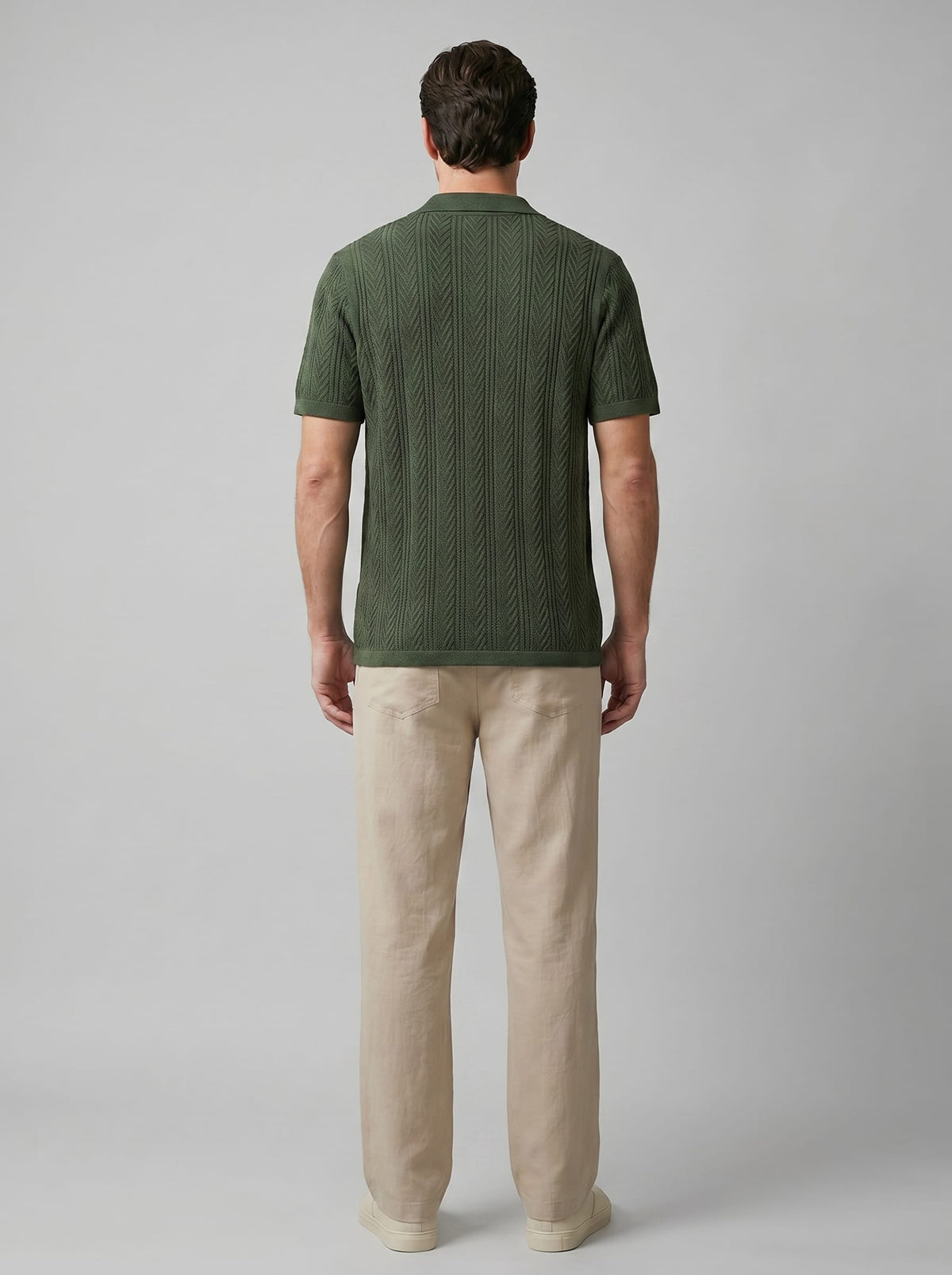 Conrad Open Knit Shirt and Pants Set_13
