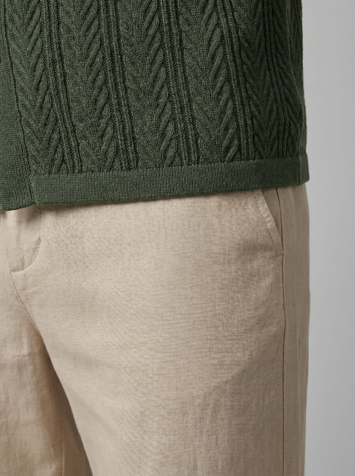 Conrad Open Knit Shirt and Pants Set