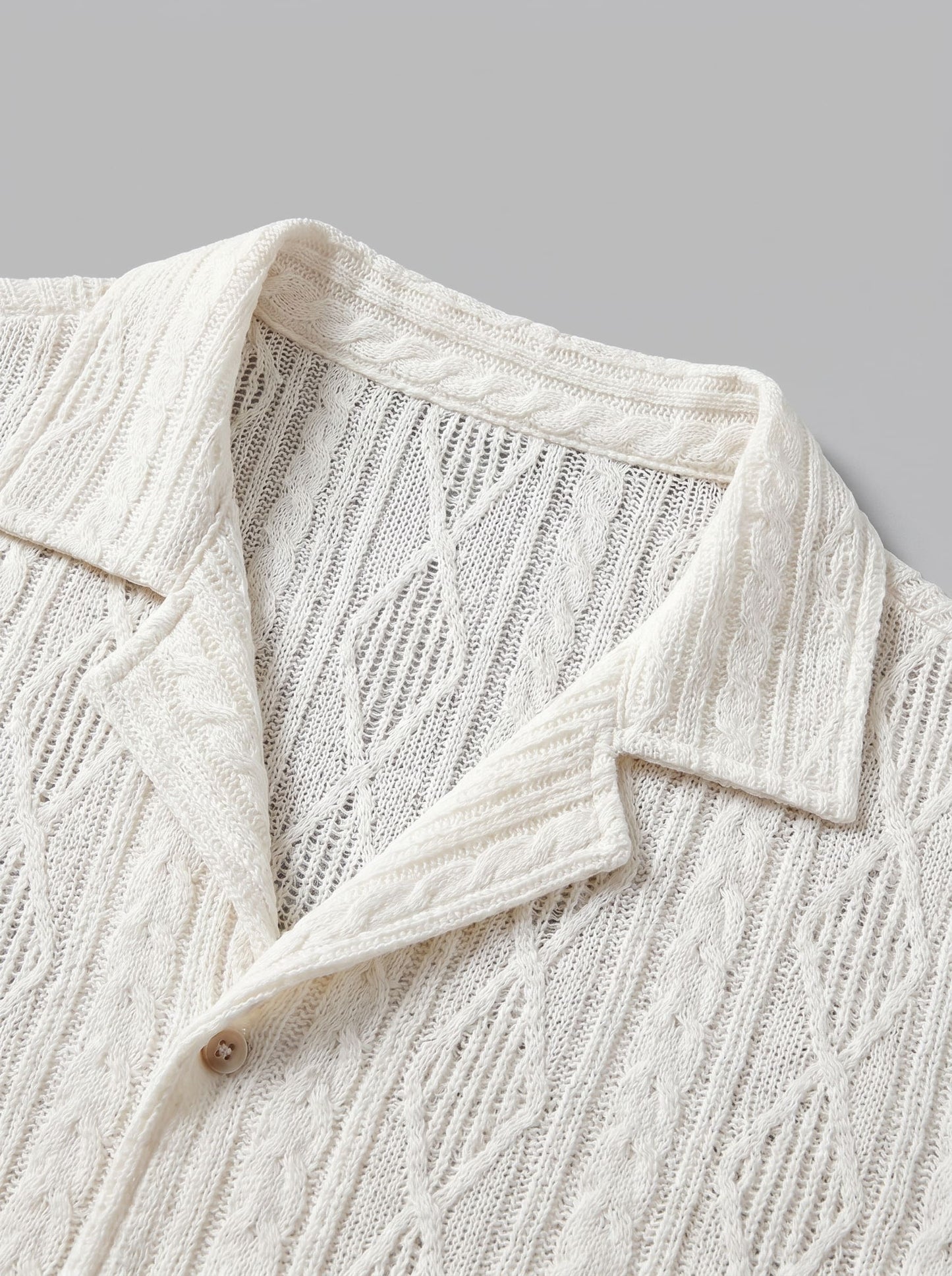 Conrad Open Knit Shirt and Pants Set_19