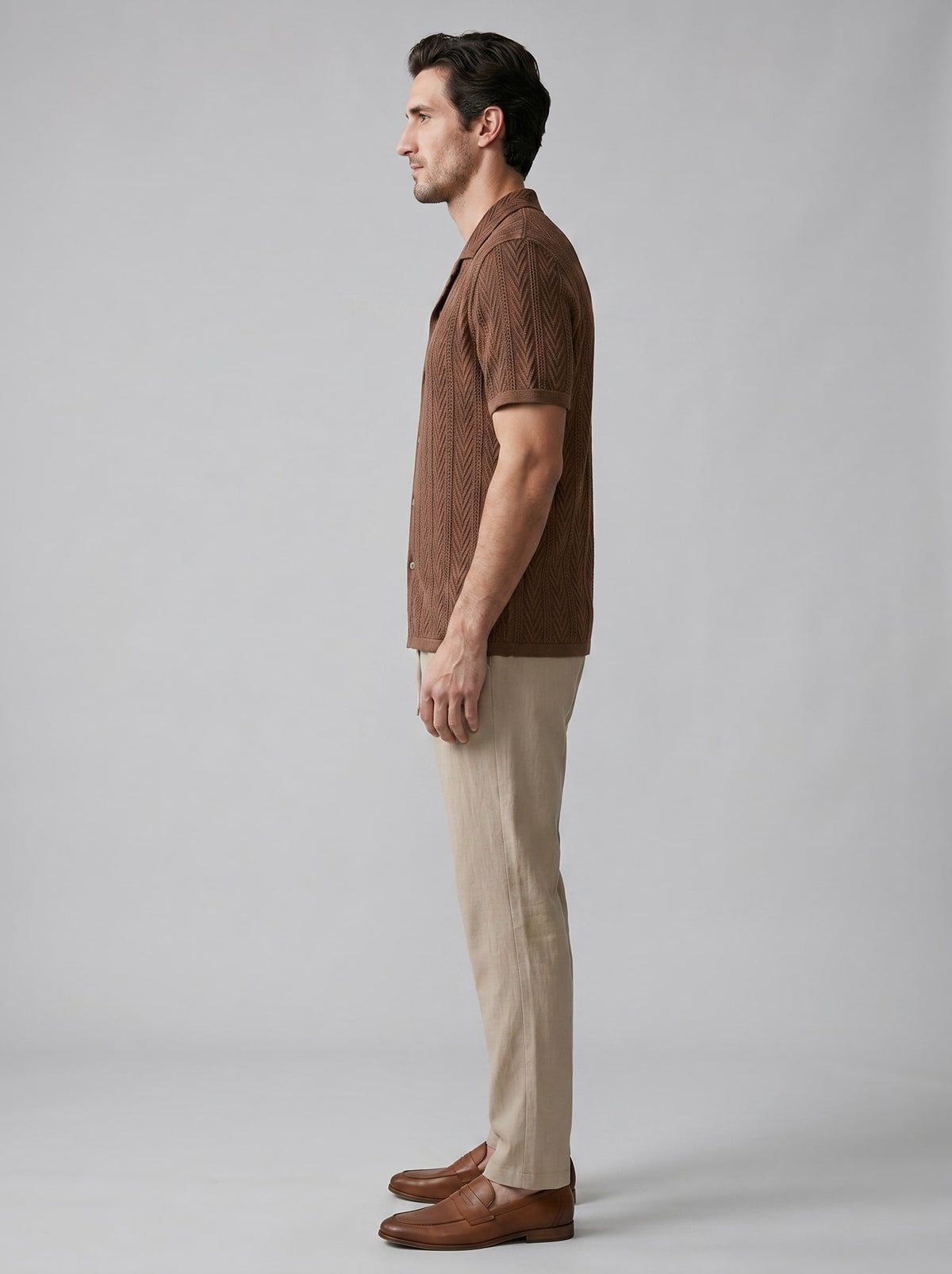 Conrad Open Knit Shirt and Pants Set_2