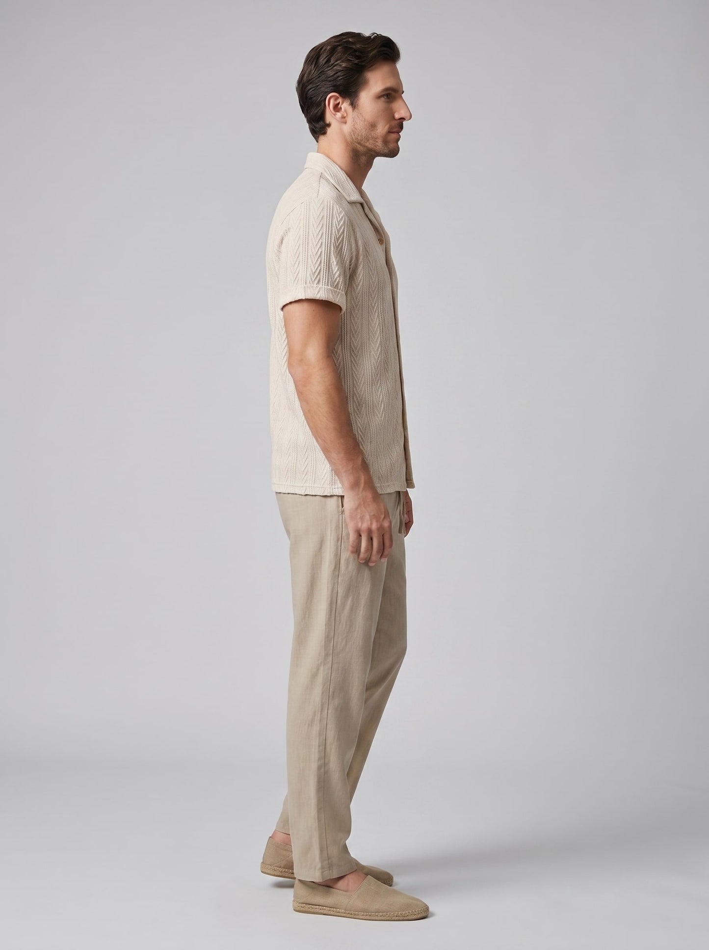 Conrad Open Knit Shirt and Pants Set_22