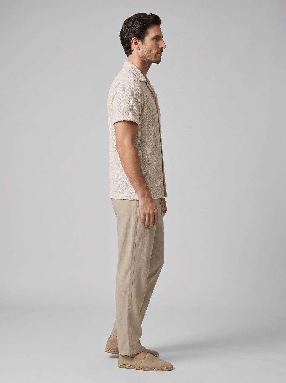 Conrad Open Knit Shirt and Pants Set