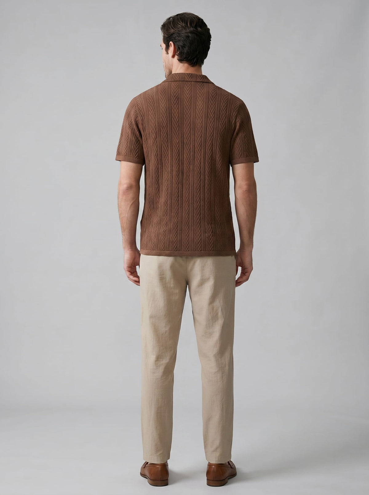 Conrad Open Knit Shirt and Pants Set