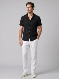 Conrad Open Knit Shirt and Pants Set