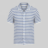 Langston Striped Open Knit Shirt