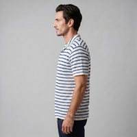 Langston Striped Open Knit Shirt