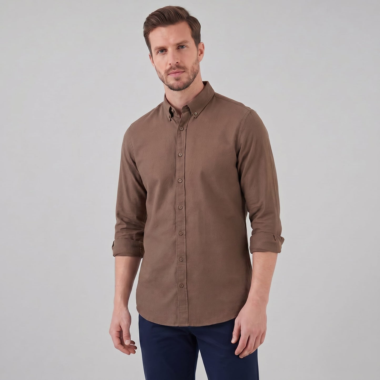 Lawson Cotton Oxford Button Down Shirt_17