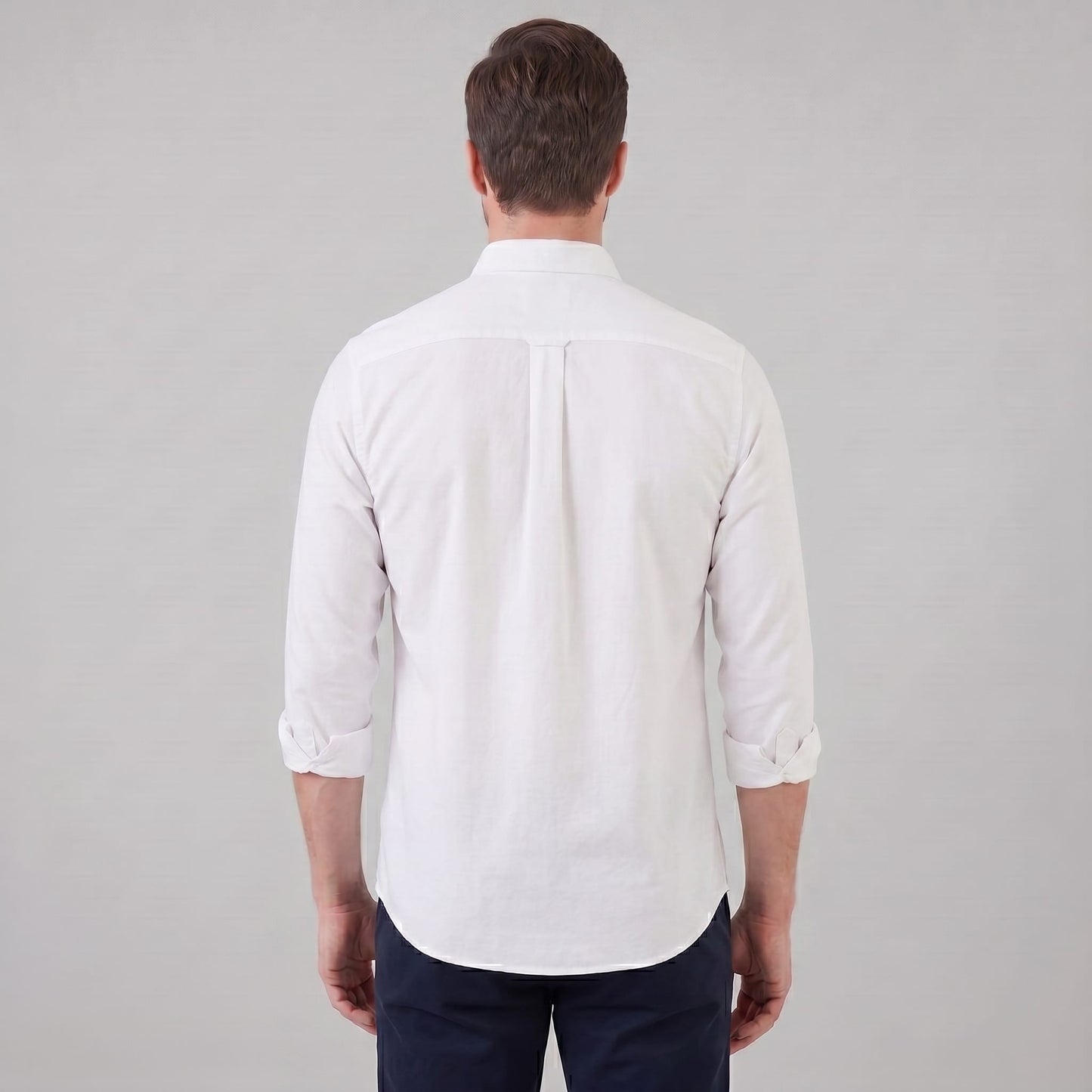 Lawson Cotton Oxford Button Down Shirt_3