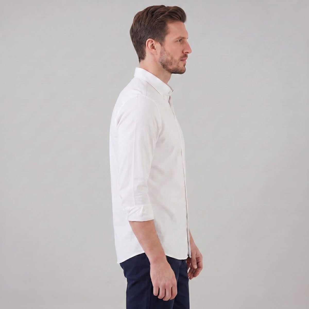 Lawson Cotton Oxford Button Down Shirt_4