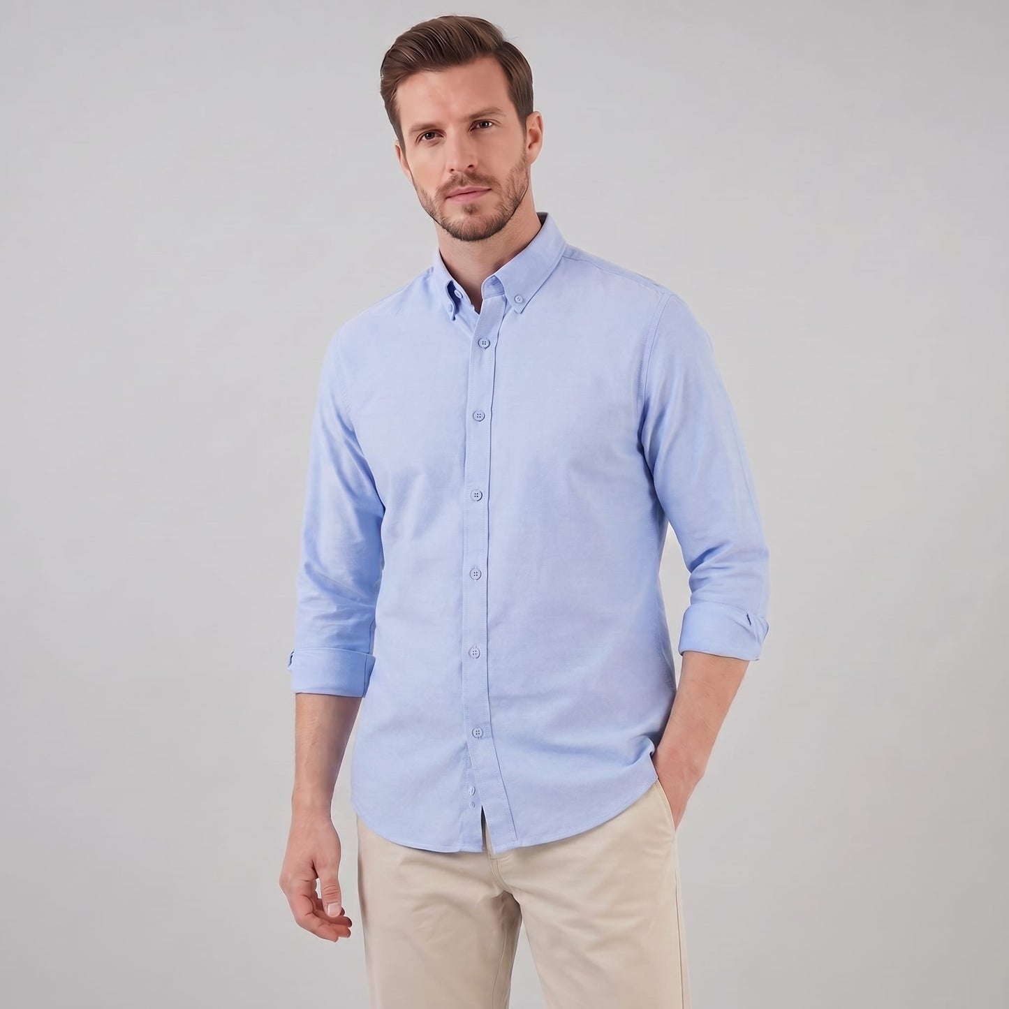 Lawson Cotton Oxford Button Down Shirt_5