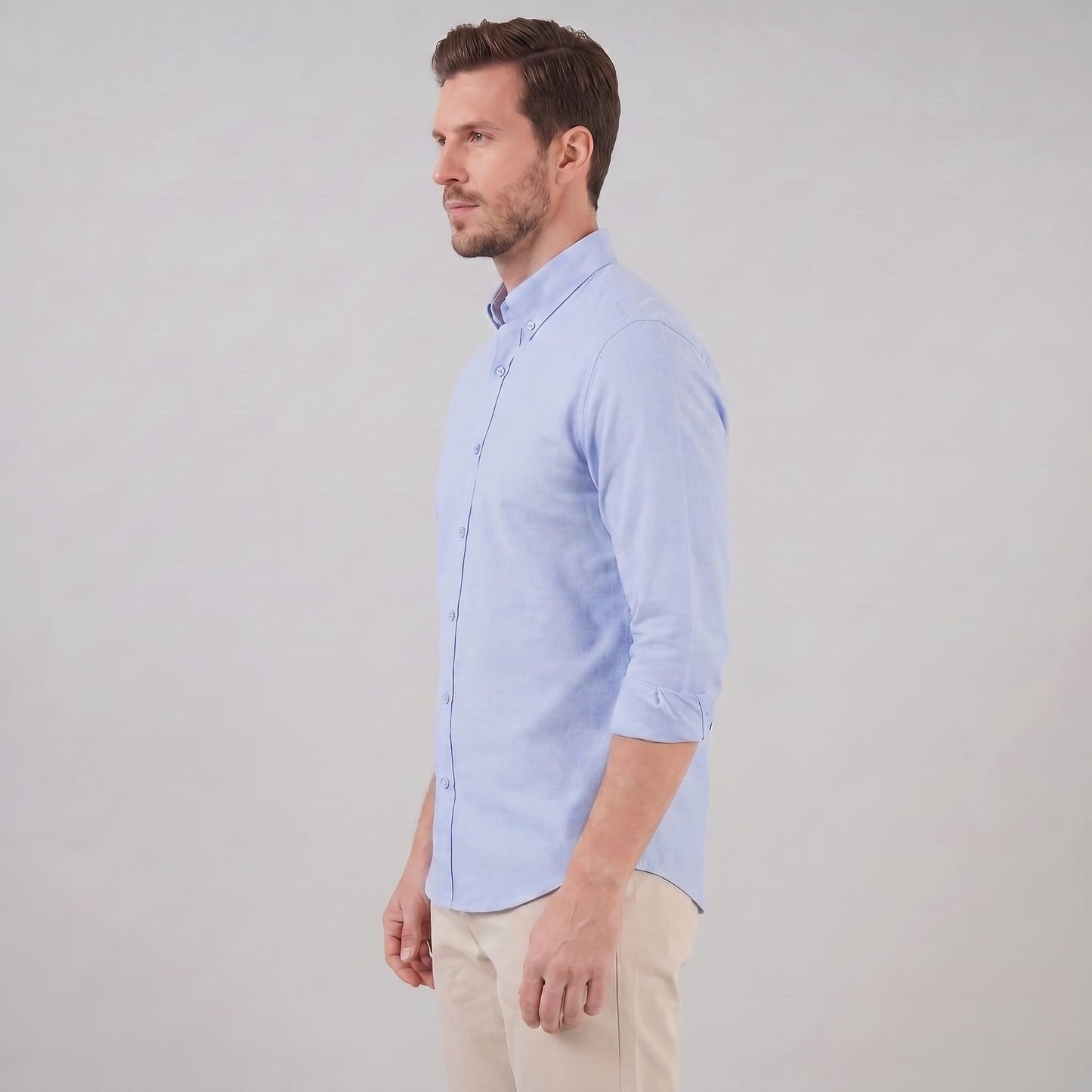 Lawson Cotton Oxford Button Down Shirt_8