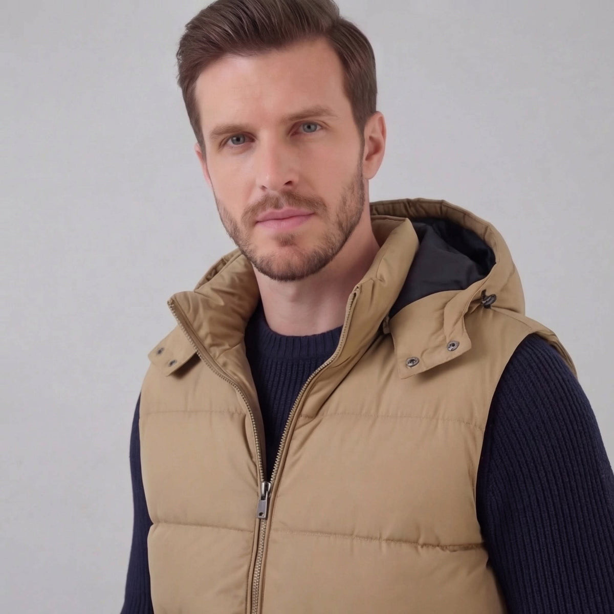 Hickory Padded Hooded Vest