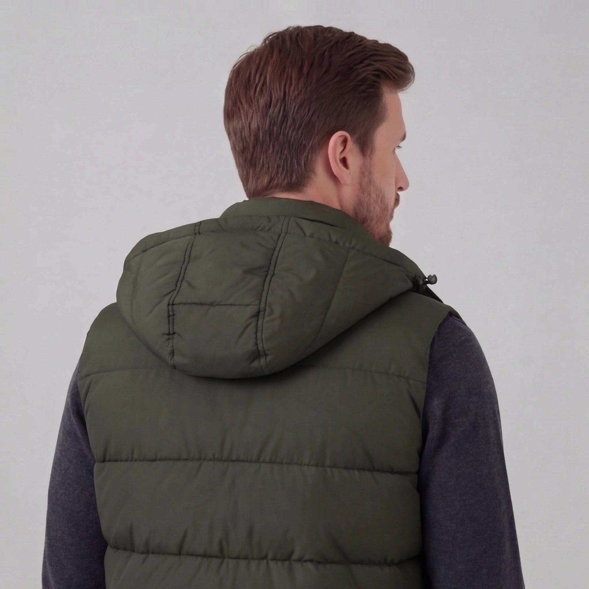 Hickory Padded Hooded Vest