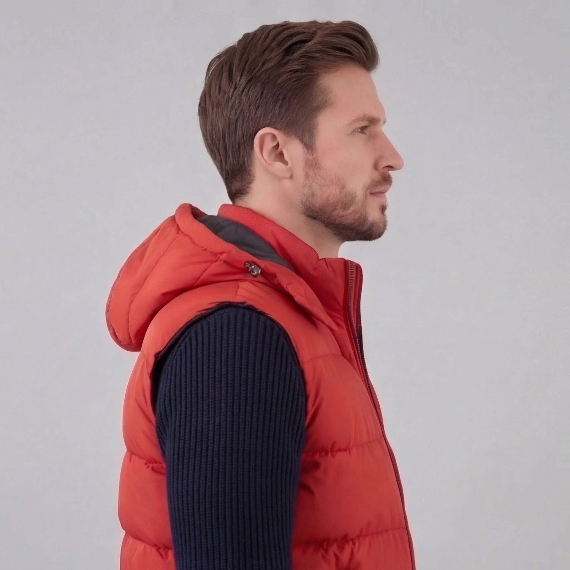 Hickory Padded Hooded Vest