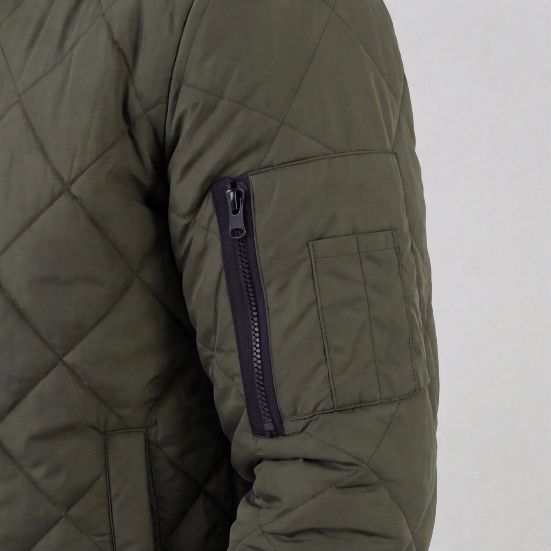 Hillard Quilted Bomber Jacket