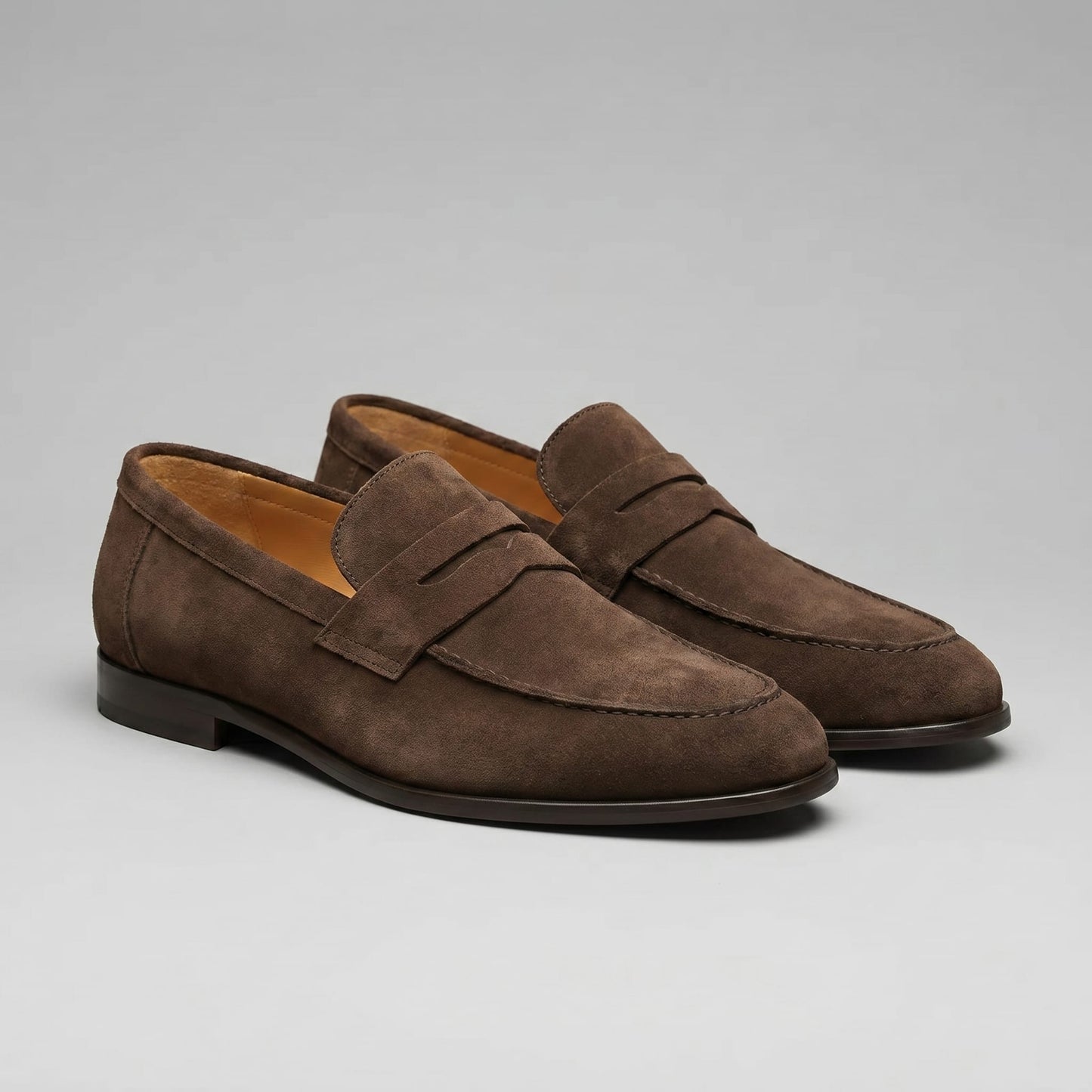 Munroe Suede Penny Loafers_2