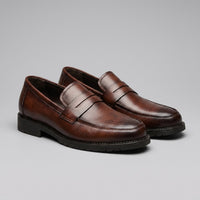 Nelson Faux Leather Brogue Loafers
