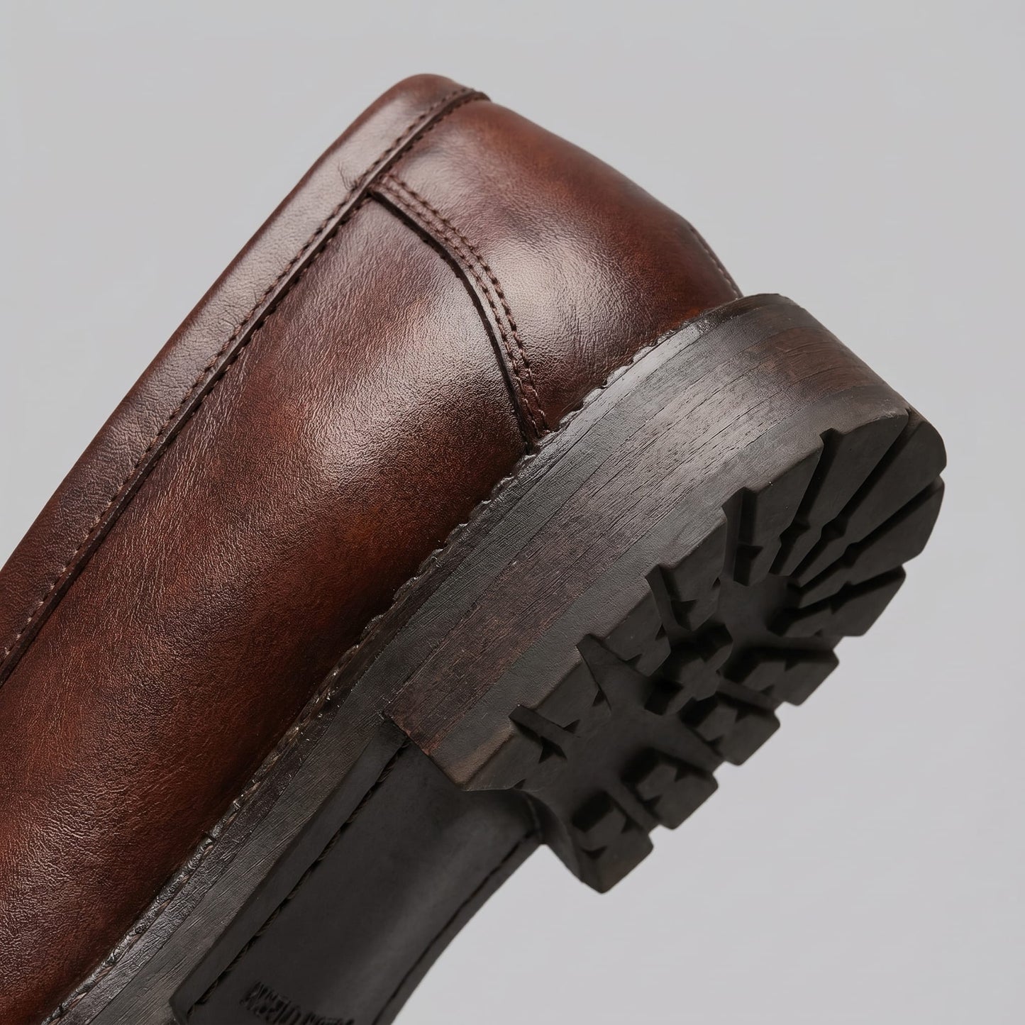 Nelson Faux Leather Brogue Loafers_3
