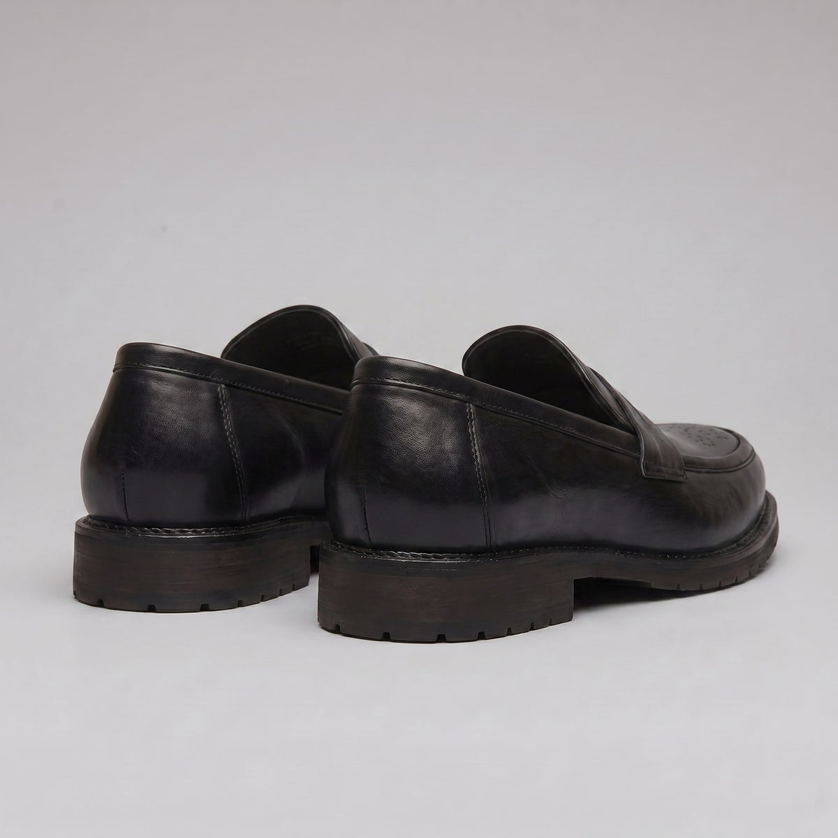 Nelson Faux Leather Brogue Loafers_7