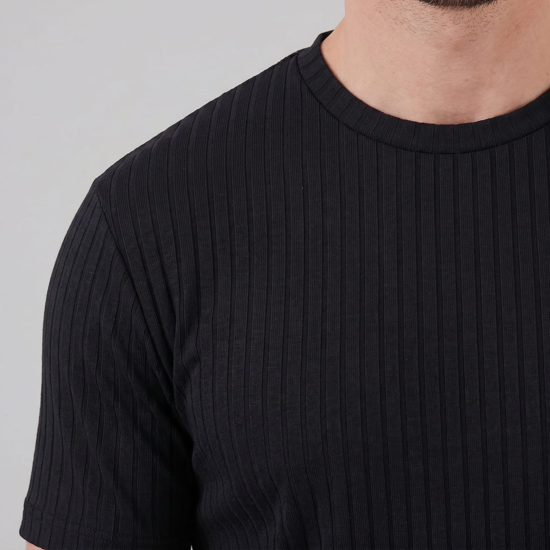 Bodhi Ribbed Stretch T-Shirt