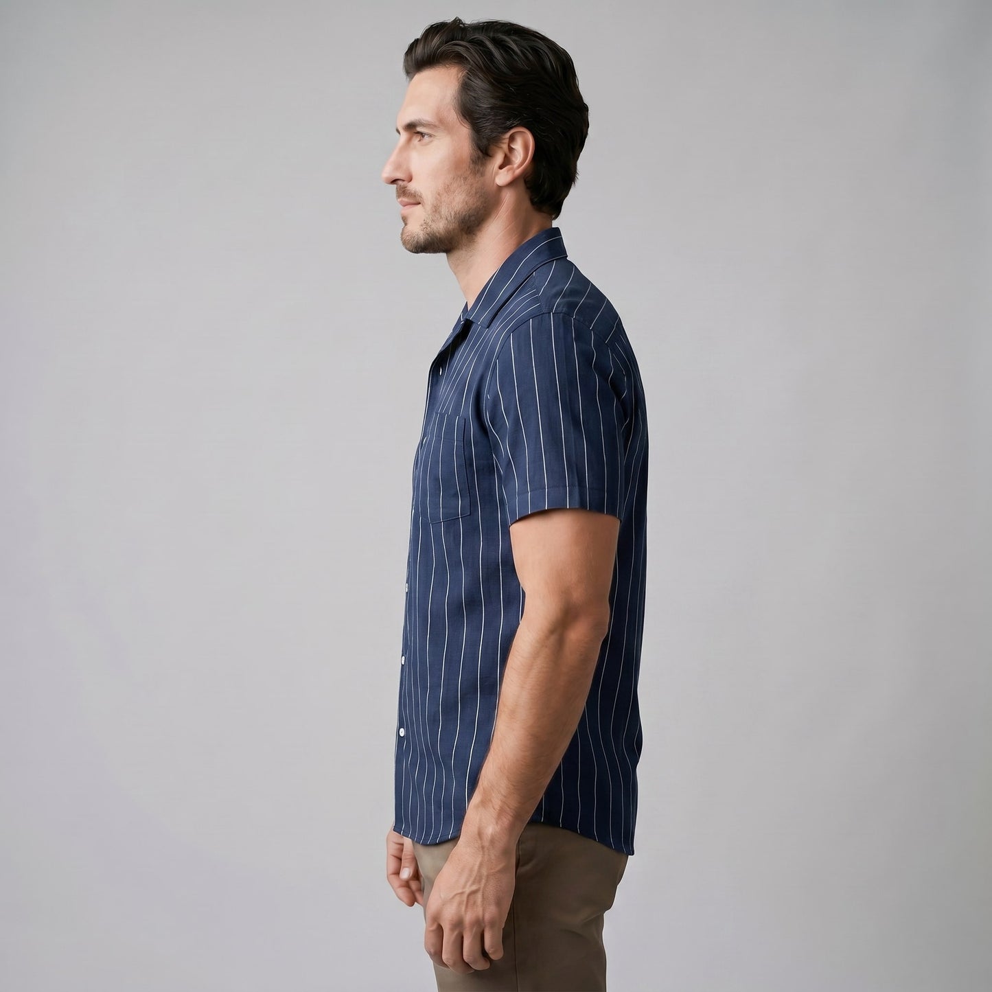 Leland Pinstripe Camp Collar Shirt_7