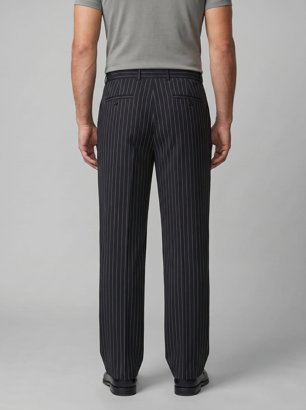 Trenton Pinstripe Wide Leg Pants