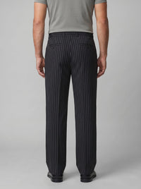 Trenton Pinstripe Wide Leg Pants