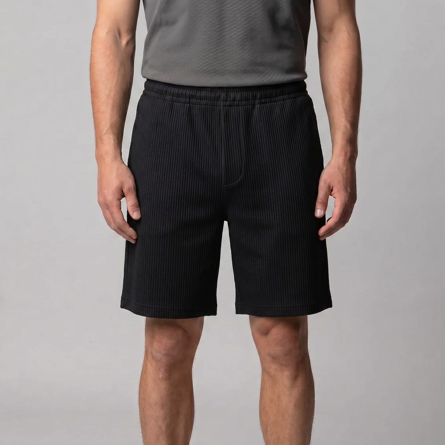 Ferris Pleated Relaxed Fit Shorts_6