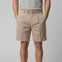 Finley Slim Fit Pleated Chino Shorts