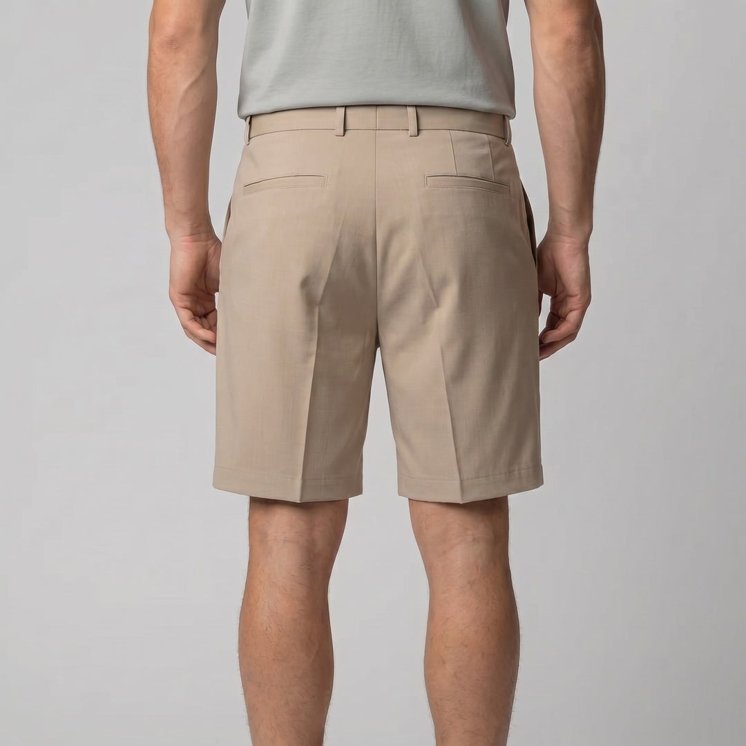 Finley Slim Fit Pleated Chino Shorts