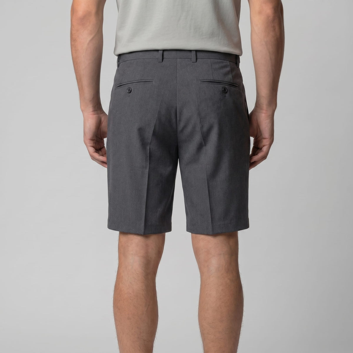 Finley Slim Fit Pleated Chino Shorts_3