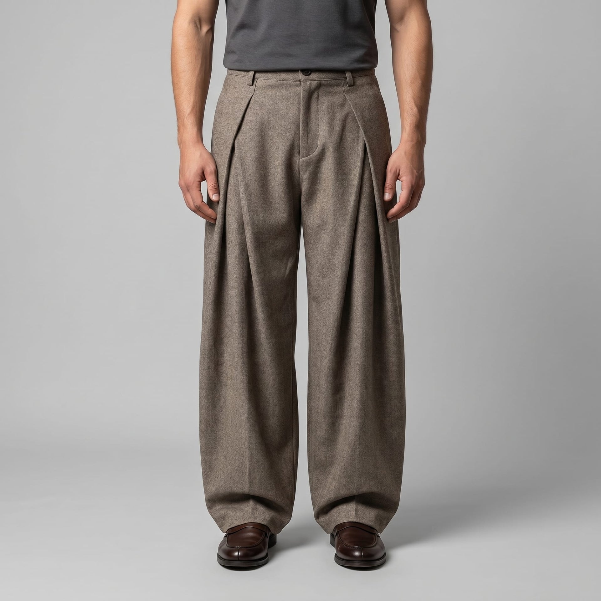 Vaughan Pleated Wide Leg Pants