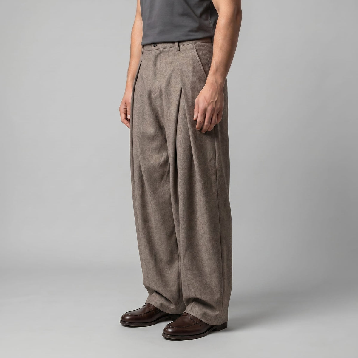 Vaughan Pleated Wide Leg Pants