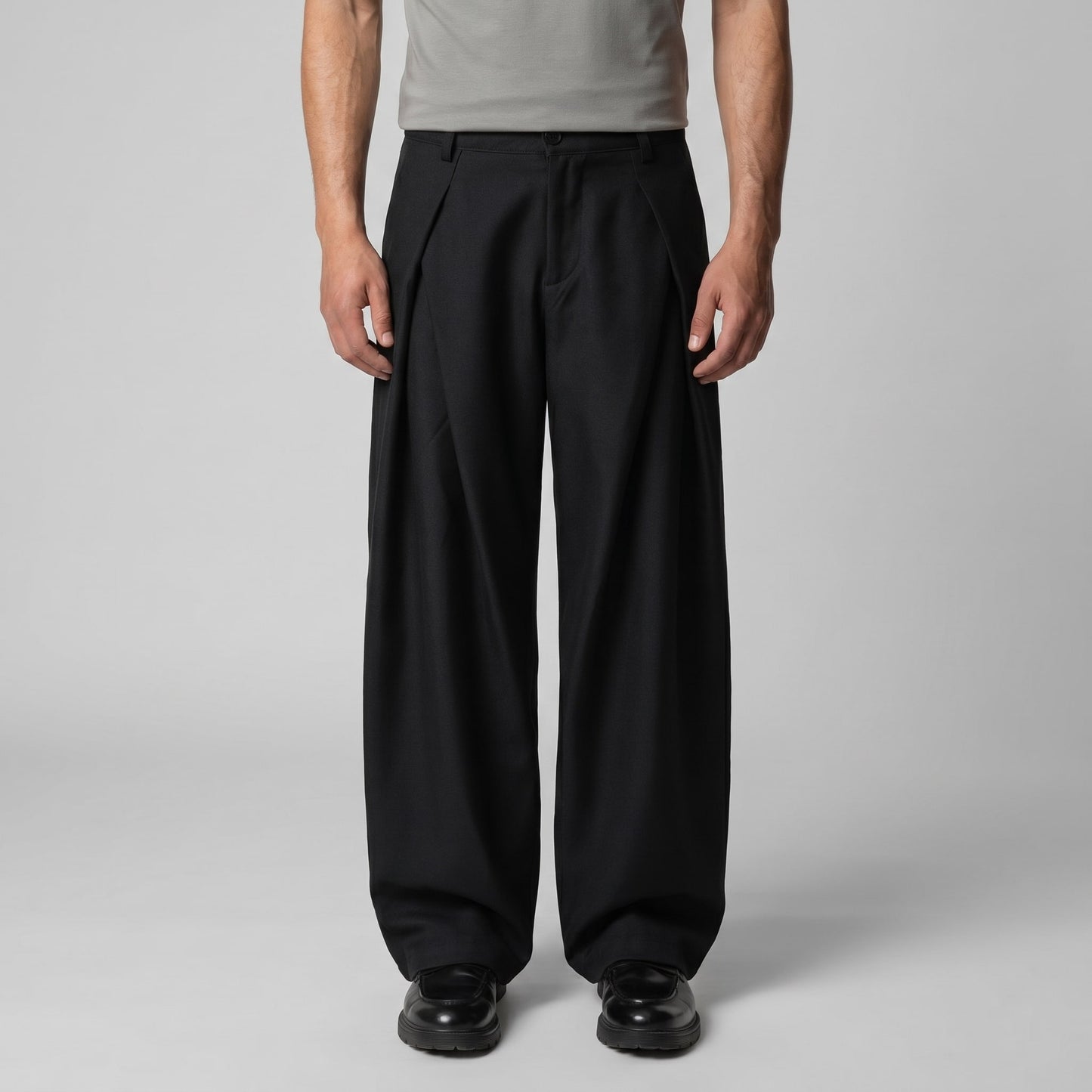 Vaughan Pleated Wide Leg Pants_9