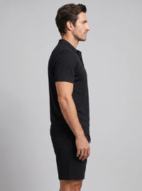 Sawyer Textured Polo and Shorts Set