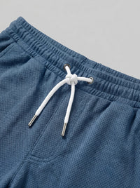 Sawyer Textured Polo and Shorts Set