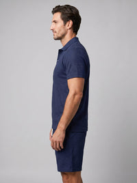 Sawyer Textured Polo and Shorts Set