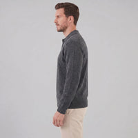 Hank Brushed Knit Polo Sweater