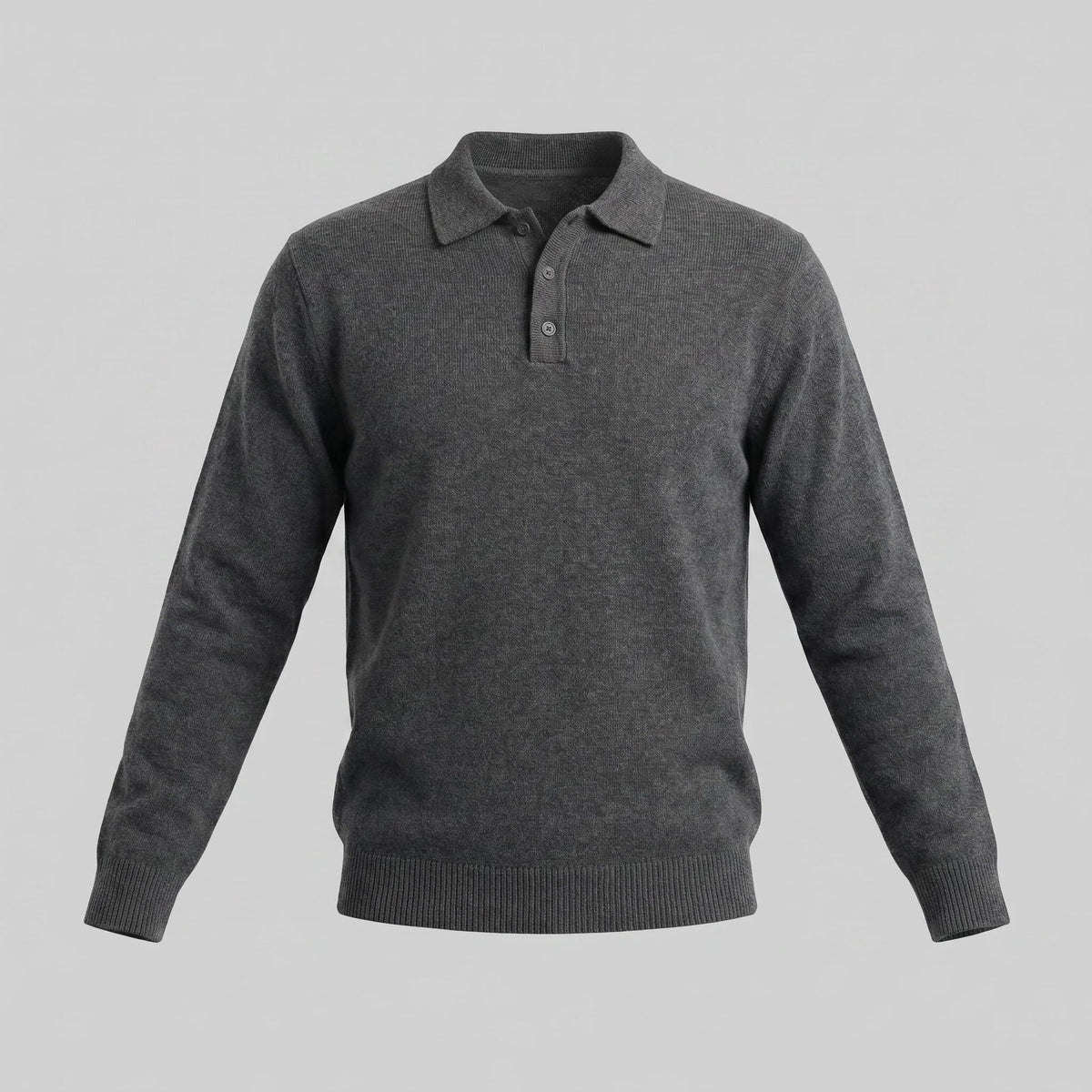 Hank Brushed Knit Polo Sweater_15