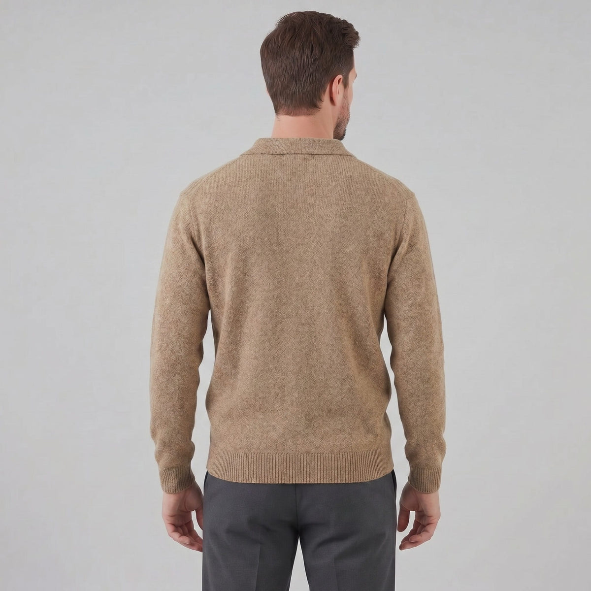 Hank Brushed Knit Polo Sweater_18