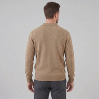 Hank Brushed Knit Polo Sweater