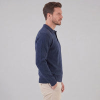 Hank Brushed Knit Polo Sweater