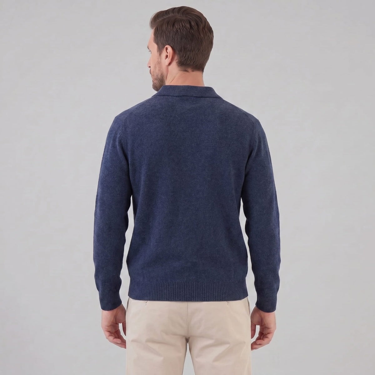 Hank Brushed Knit Polo Sweater_23