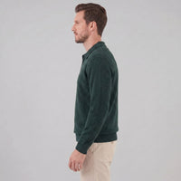 Hank Brushed Knit Polo Sweater