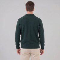 Hank Brushed Knit Polo Sweater