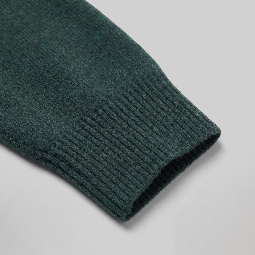Hank Brushed Knit Polo Sweater