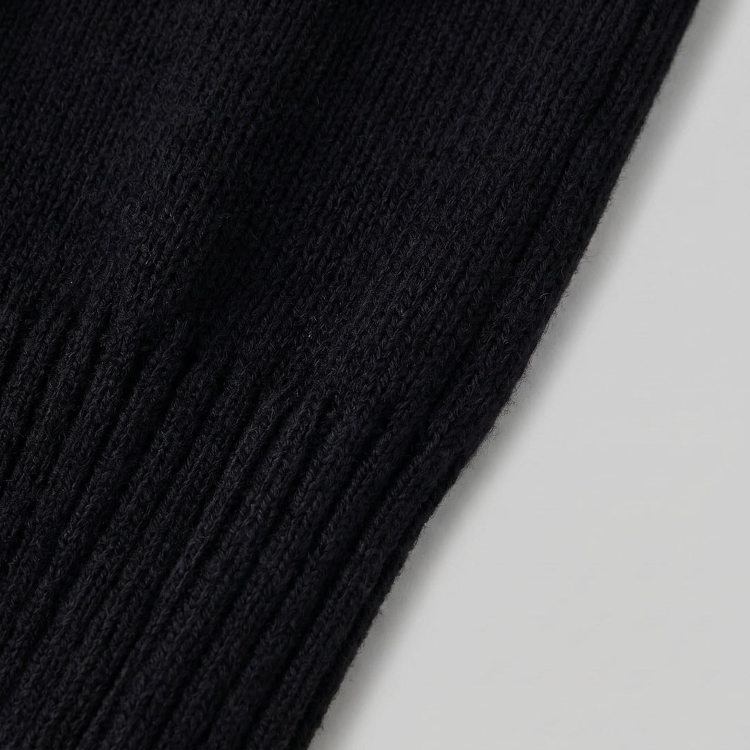 Hank Brushed Knit Polo Sweater