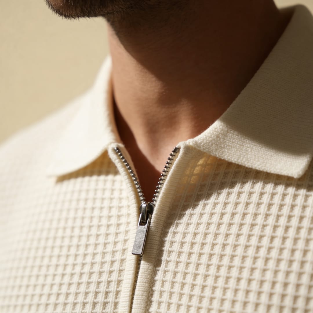 Shepherd Waffle Knit Polo and Shorts Set