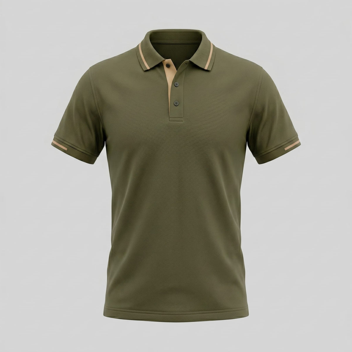 Silas Contrast Placket Pique Polo Shirt