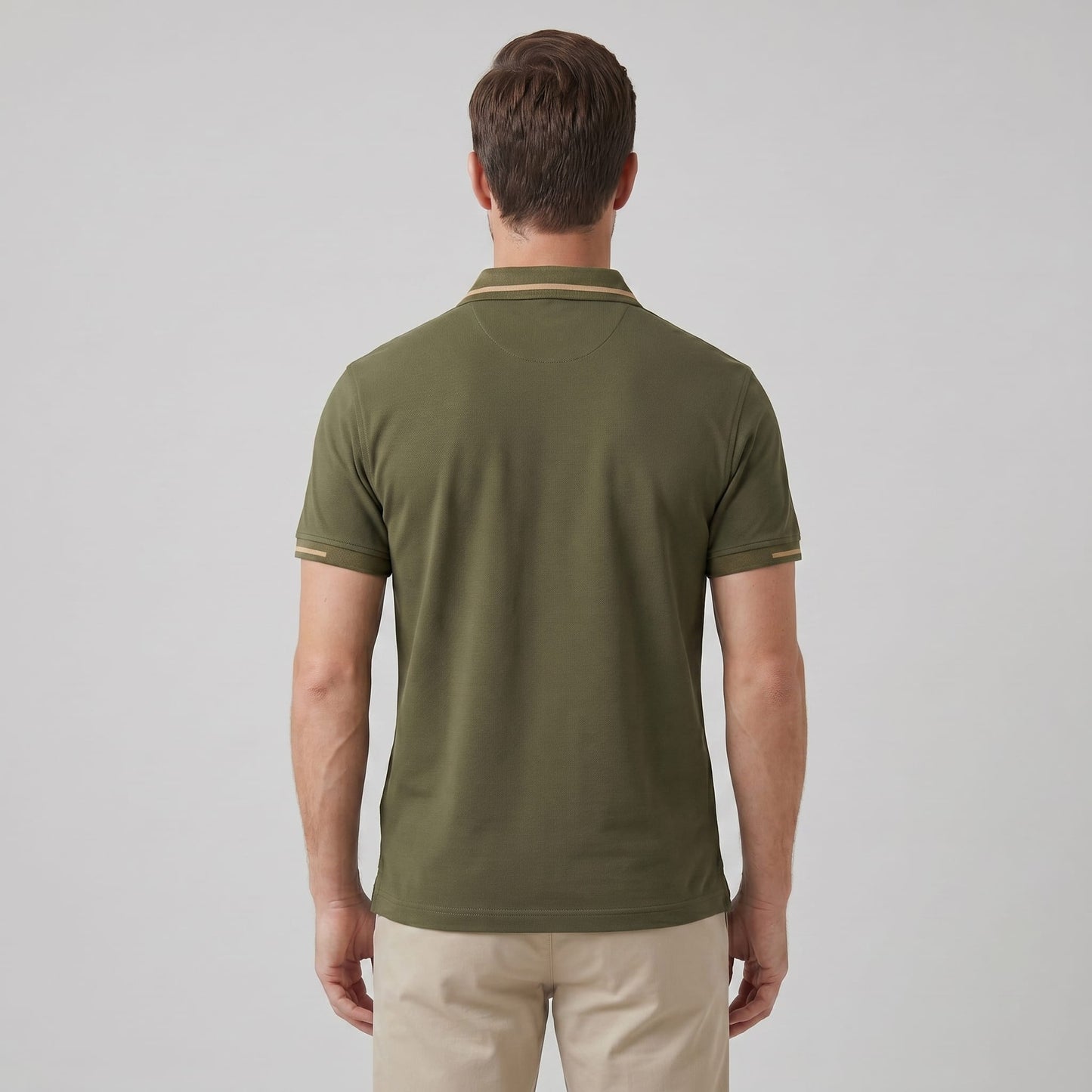 Silas Contrast Placket Pique Polo Shirt_4